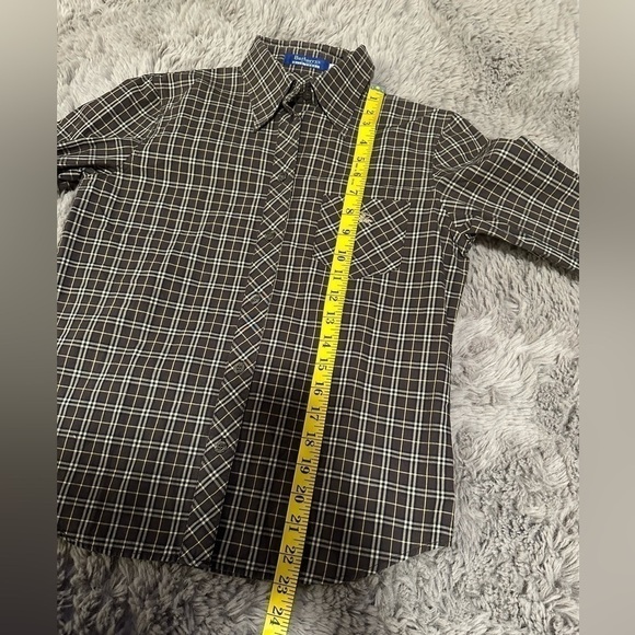 BURBERRY 💯 cotton plaid longsleeve - Picture 10 of 13